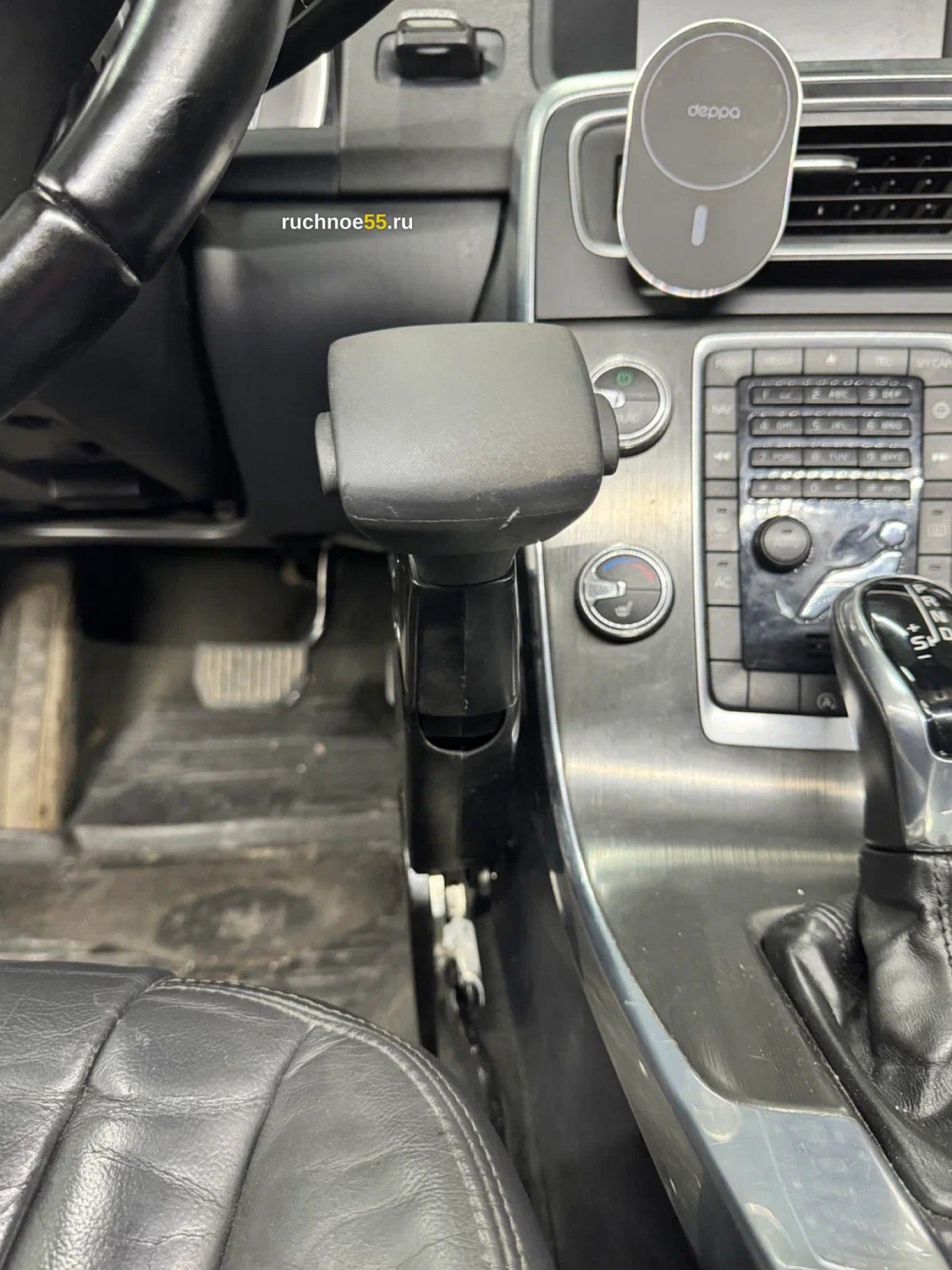 Установка ручного управления для Volvo S60