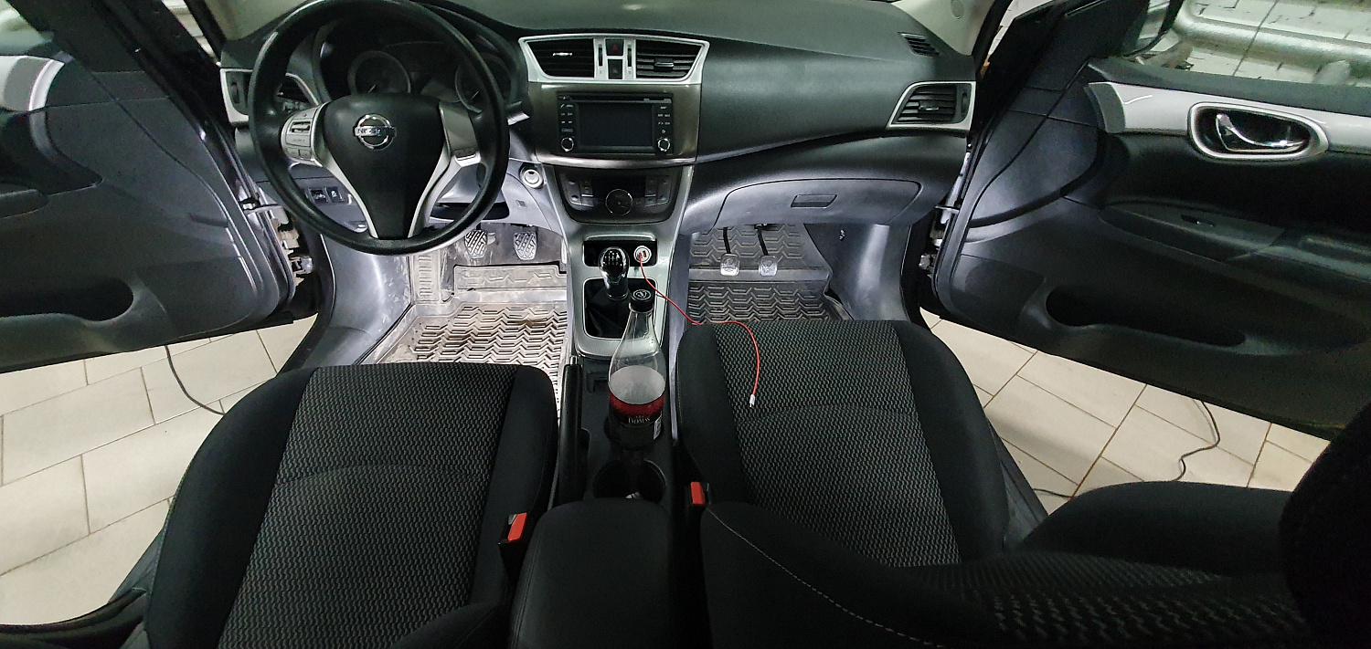 Установка тросовых педалей на Nissan Sentra (механика, 2шт.)