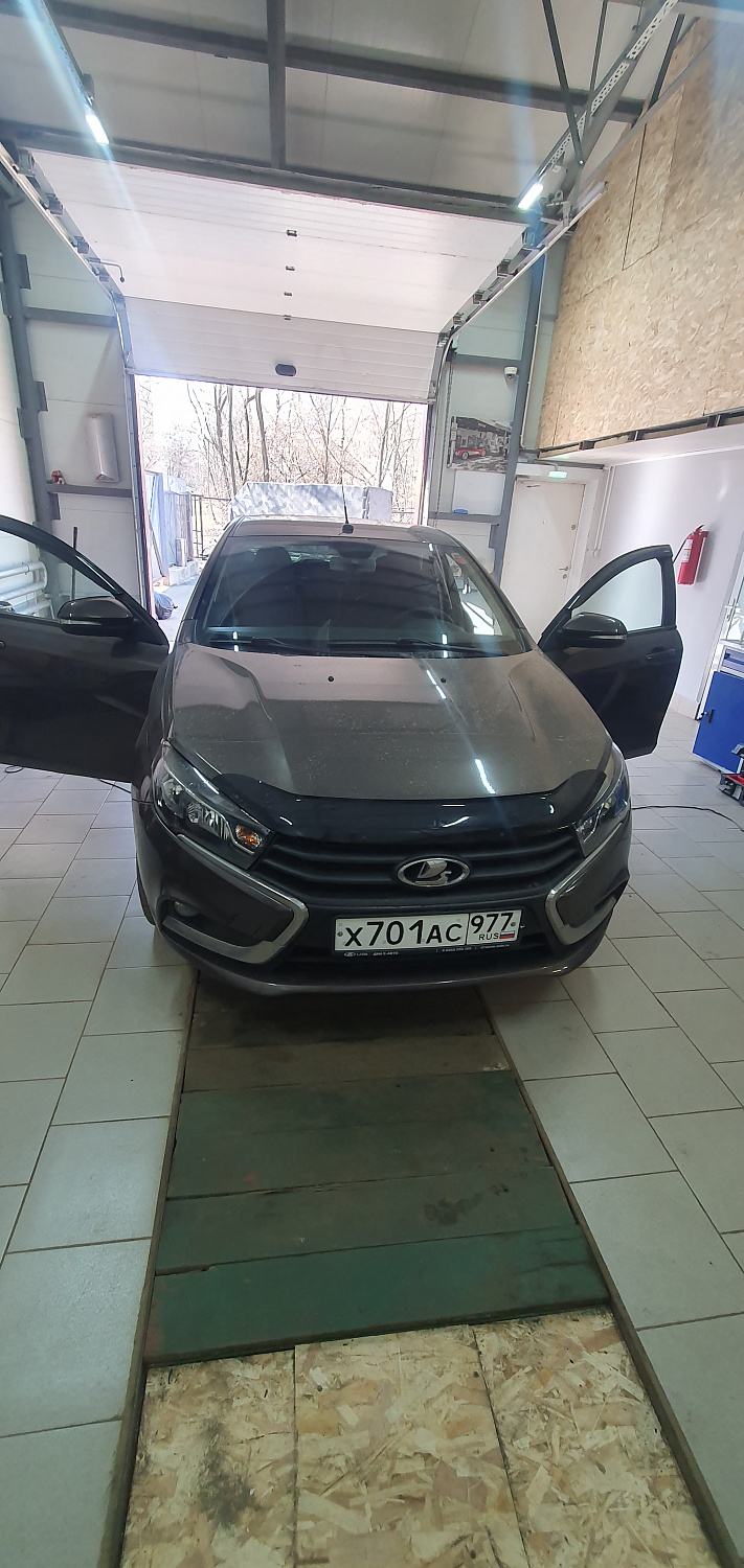 Установка тяговых педалей на Lada Vesta (механика, 2шт.)