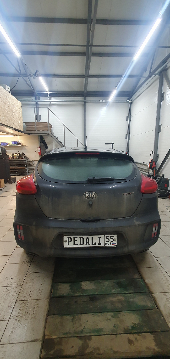 Установка тросовых педалей на Kia Ceed (механика, 3шт.)
